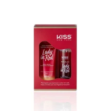 Kit Kiss New York Lady in Red Body Splash 200ml+Hidratante 180ml Kit Kiss New York Lady in Red Body Splash 200ml+Hidratante 180ml
