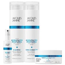 Kit Jacques Janine Hidratação Profunda Shampoo+Condicionador 240ml +Mascara 80gr Kit Jacques Janine Hidratação Profunda Shampoo+Condicionador 240ml +Mascara 80gr