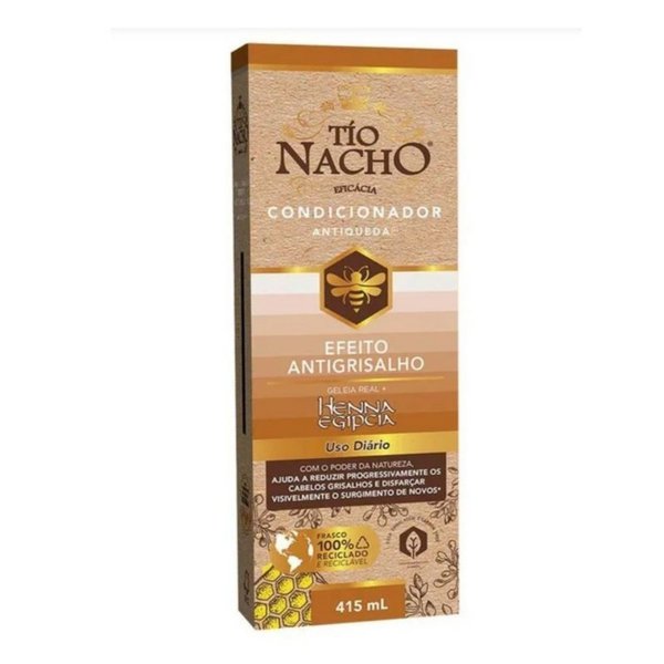 Condicionador Tio Nacho Antiqueda Antigrisalho 415ml Condicionador Tio Nacho Antiqueda Antigrisalho 415ml