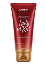 Loção Hidratante Corporal Lady In Red Kiss New York 180ml Loção Hidratante Corporal Lady In Red Kiss New York 180ml