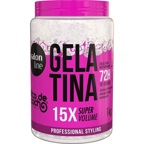 Gelatina #todecacho Super Volume Salon Line 1Kg Gelatina #todecacho Super Volume Salon Line 1Kg