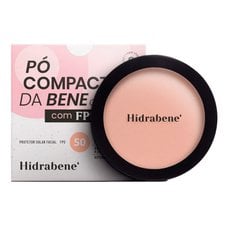 Protetor Solar Facial Em Pó Compacto FPS 50 Claro Hidrabene Protetor Solar Facial Em Pó Compacto FPS 50 Claro Hidrabene