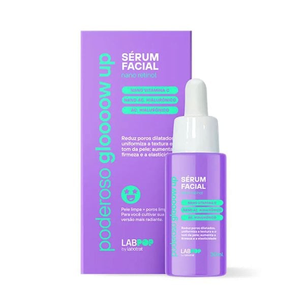 Sérum Facial Poderoso Glow LabPop Labotrat 30ml Sérum Facial Poderoso Glow LabPop Labotrat 30ml