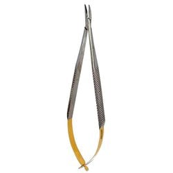 Porta Agulha Micro Castroviejo Curvo. 18 cm Porta Agulha Micro Castroviejo Curvo. 18 cm