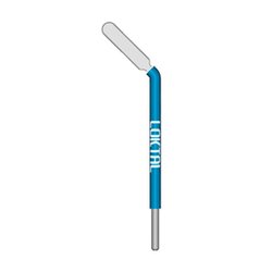 Eletrodo Loktal Faca Angulada 45º - 15 mm x 50 mm - Haste ø 1,8 mm - ACEL0005 Eletrodo Loktal Faca Angulada 45º - 15 mm x 50 mm - Haste ø 1,8 mm - ACEL0005