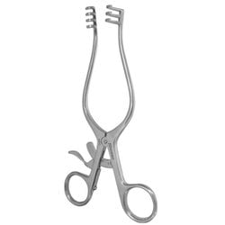 Afastador Weitlaner 3 x 4 Dentes. 13 cm Afastador Weitlaner 3 x 4 Dentes. 13 cm