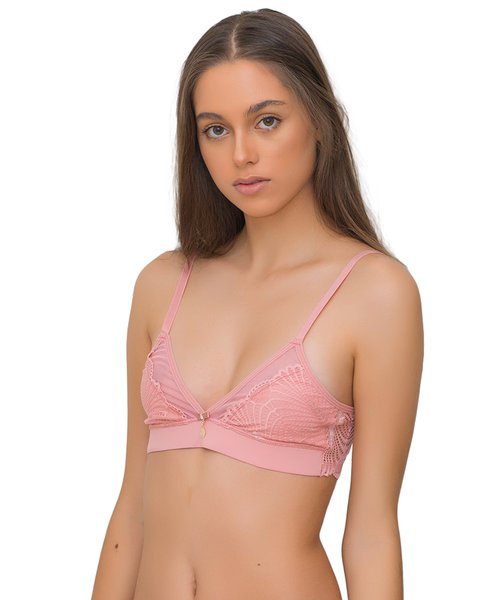 Suti Sem Bojo E Sem Aro Tule E Renda Sainte Nuit Lingerie Moda Intima