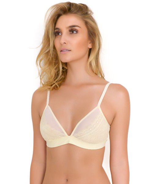 Suti Sem Bojo E Sem Aro Tule E Renda Sainte Nuit Lingerie Moda Intima