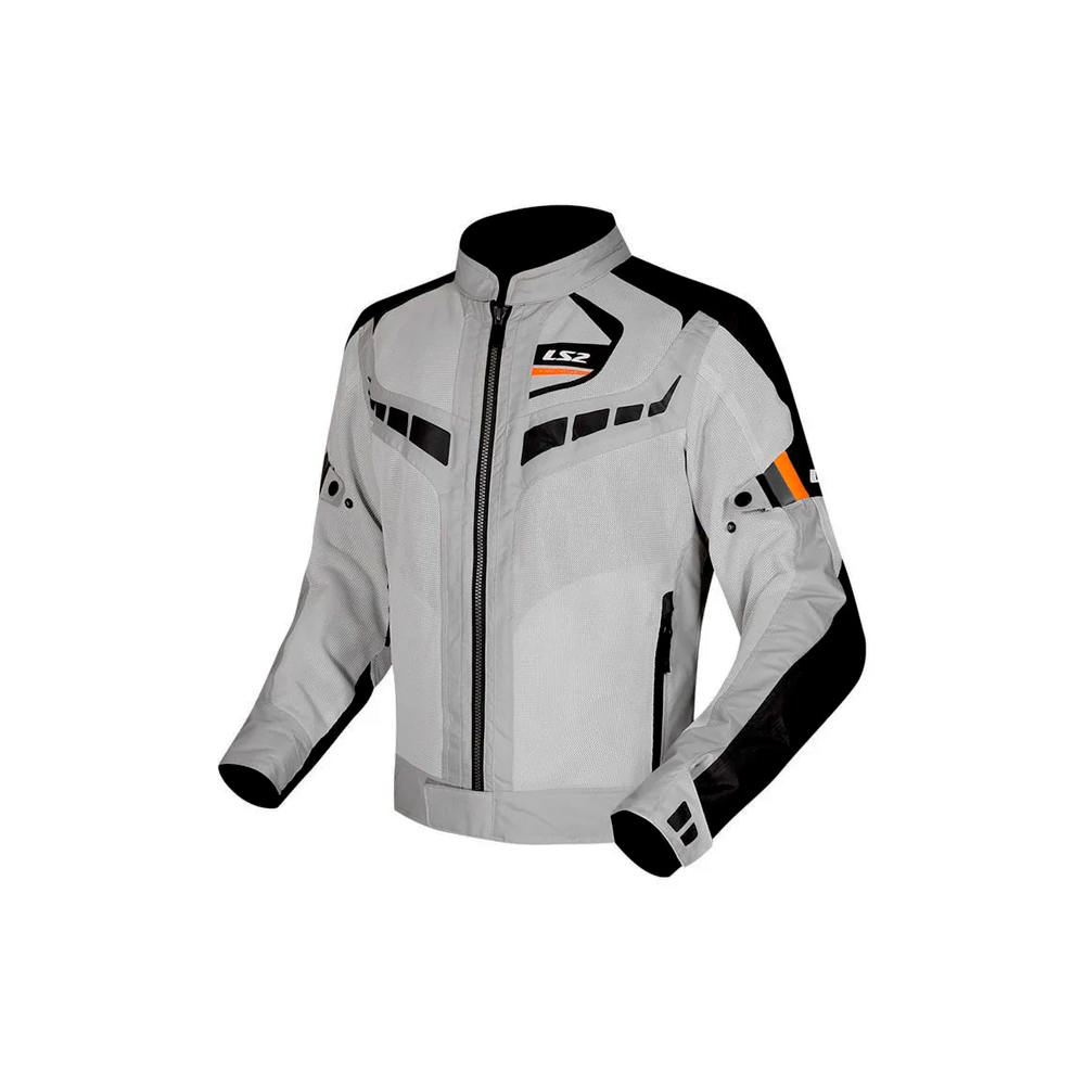 Jaqueta-Ls2-Gate-Preta-Cinza-Escuro SBS Motos