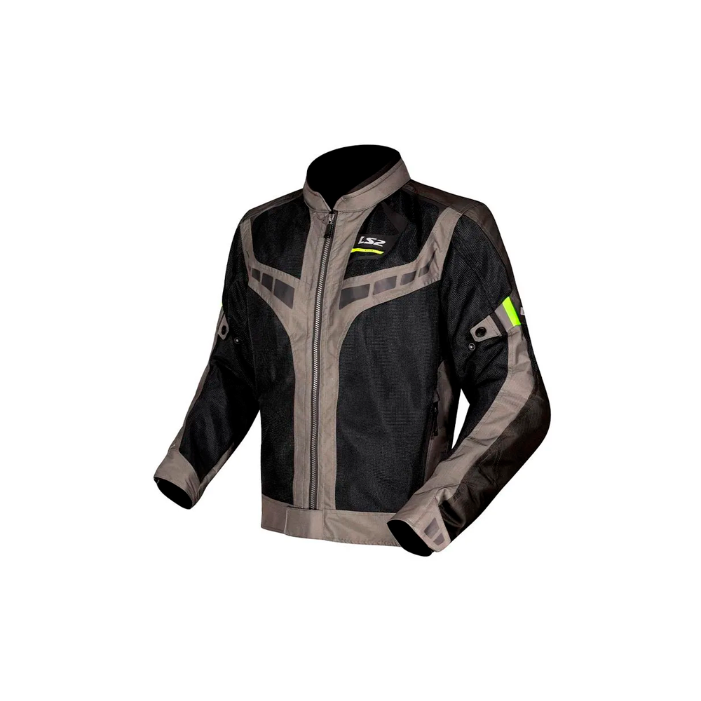 Jaqueta-Ls2-Gallant-Dry-Cinzapretovermelho SBS Motos