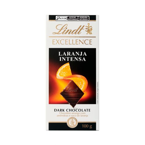 Chocolate Lindt Excellence Dark Laranja Intensa 100g Chocolate Lindt Excellence Dark Laranja Intensa 100g