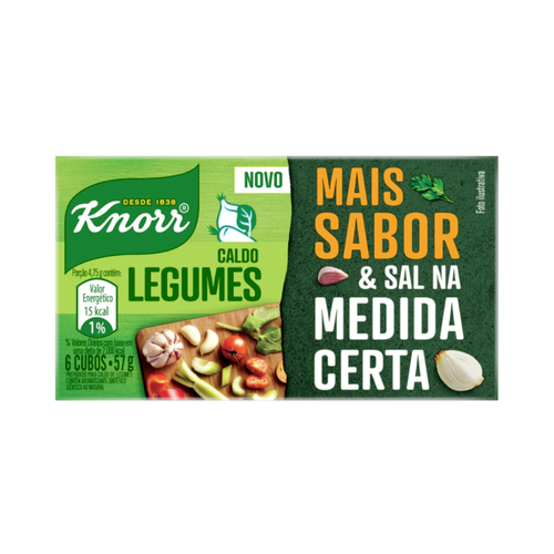 Caldo Knorr Legumes 57g Com 6 Cubos Caldo Knorr Legumes 57g Com 6 Cubos