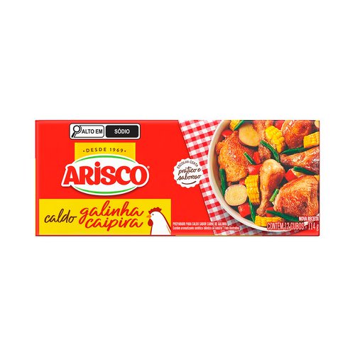 Caldo Arisco Galinha Caipira 114g Caldo Arisco Galinha Caipira 114g