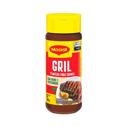 Tempero Para Carnes Maggi Gril 120g Tempero Para Carnes Maggi Gril 120g