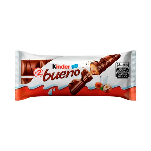Chocolate Ao Leite Kinder Bueno 43g Com 2 Unidades Chocolate Ao Leite Kinder Bueno 43g Com 2 Unidades