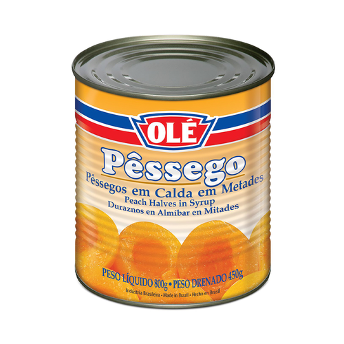 Pêssego Em Calda Olé 450g Pêssego Em Calda Olé 450g