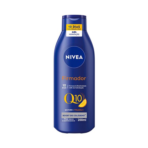 Loção Hidratante Nivea Firmador Q10 + Vitamina C Pele Seca 200ml Loção Hidratante Nivea Firmador Q10 + Vitamina C Pele Seca 200ml