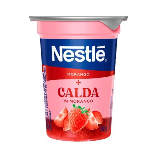 Iogurte Nestlé Morango Com Calda 150g Iogurte Nestlé Morango Com Calda 150g