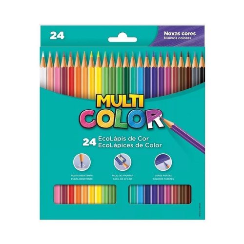 Lápis de Cor Faber Castell Multicolor Com 24 Unidades Lápis de Cor Faber Castell Multicolor Com 24 Unidades