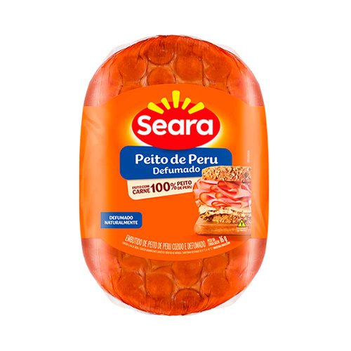 Peito de Peru Defumado Seara Pedaço 300g Peito de Peru Defumado Seara Pedaço 300g