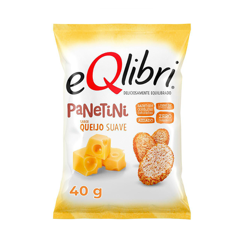 Snack Eqlibri Panetini Queijo Suave 40g Snack Eqlibri Panetini Queijo Suave 40g