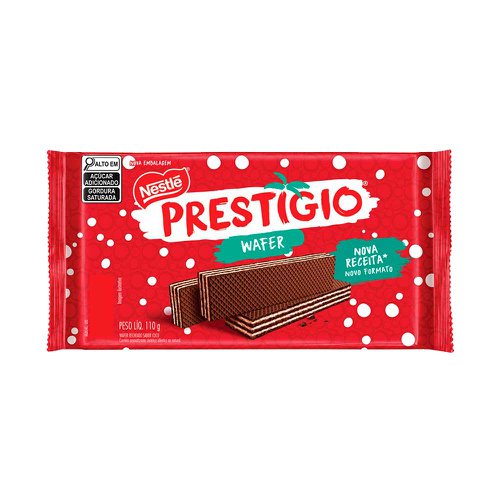 Biscoito Wafer Prestígio 110g Biscoito Wafer Prestígio 110g