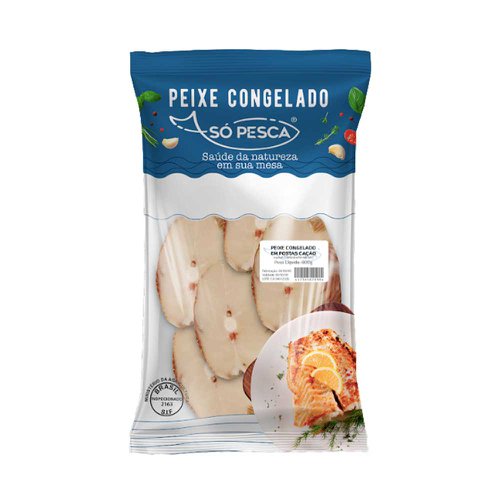 Posta de Cação Só Pesca Congelado 800g Posta de Cação Só Pesca Congelado 800g
