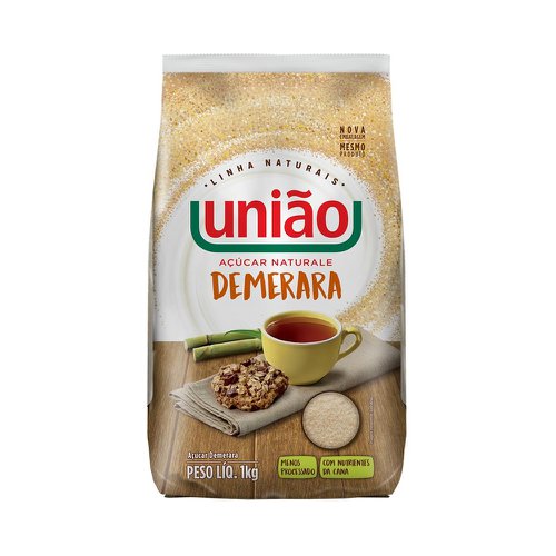 Açúcar Demerara União Naturalle 1kg Açúcar Demerara União Naturalle 1kg