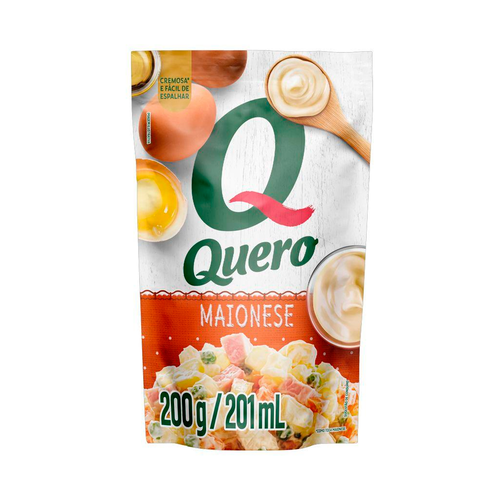 Maionese Quero Sachê 200g Maionese Quero Sachê 200g