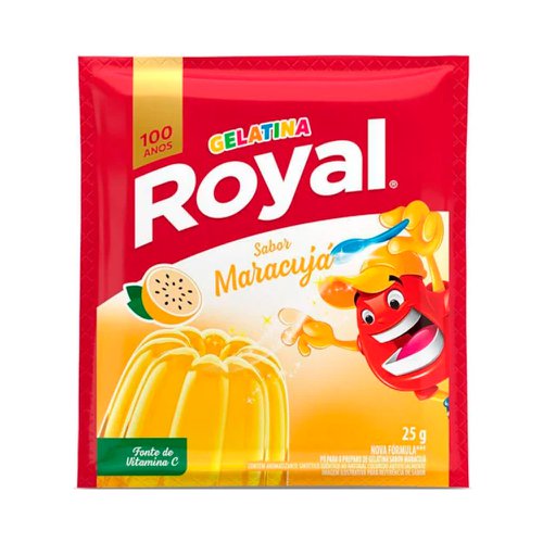 Gelatina Em Pó Royal Maracujá 25g Gelatina Em Pó Royal Maracujá 25g