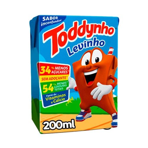 Bebida Láctea Toddynho Chocolate Levinho 200ml Bebida Láctea Toddynho Chocolate Levinho 200ml