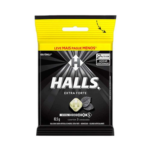 Bala Halls Extra Forte Com 3 Unidades Bala Halls Extra Forte Com 3 Unidades
