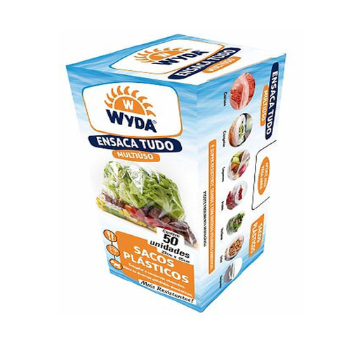 Saco Hermético Multiuso Wyda 7kg Com 50 Unidades Saco Hermético Multiuso Wyda 7kg Com 50 Unidades