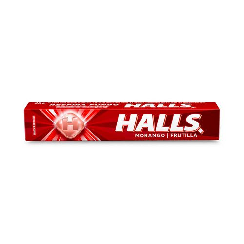 Bala Halls Morango 28g Bala Halls Morango 28g