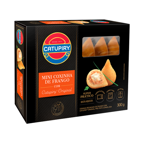 Mini Coxinha Catupiry Frango Com Catupiry 300g Mini Coxinha Catupiry Frango Com Catupiry 300g