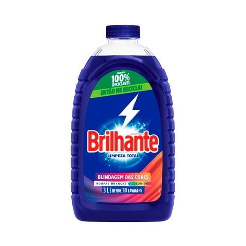 Sabão Líquido Brilhante Limpeza Total 3l Sabão Líquido Brilhante Limpeza Total 3l