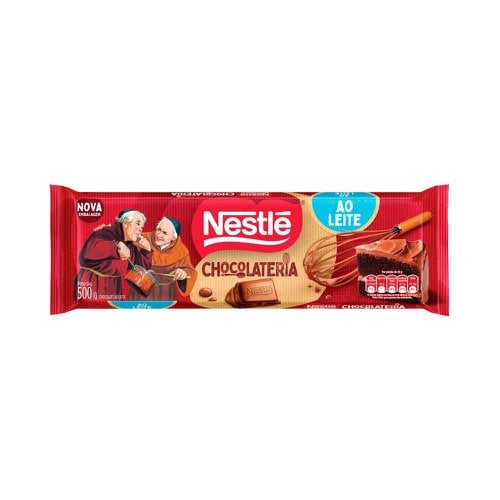 Chocolate Para Cobertura Nestlé Ao Leite 500g Chocolate Para Cobertura Nestlé Ao Leite 500g