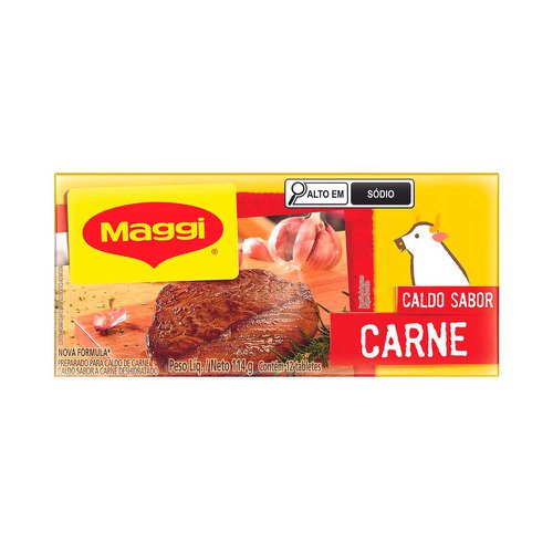 Caldo Maggi Carne 114g Com 12 Unidades Caldo Maggi Carne 114g Com 12 Unidades