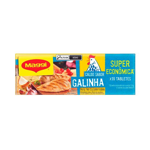 Caldo Maggi Galinha 152g Com 16 Unidades Caldo Maggi Galinha 152g Com 16 Unidades