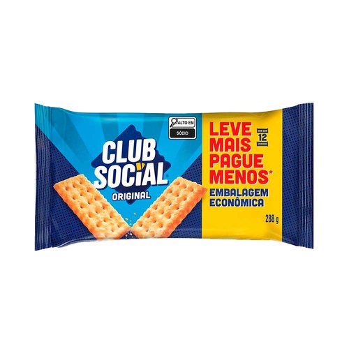 Biscoito Club Social Original 288g Biscoito Club Social Original 288g