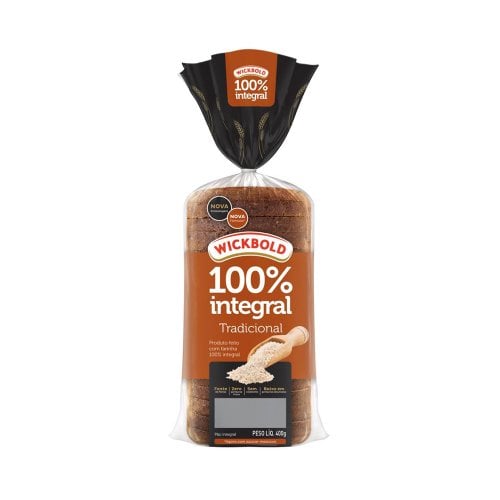 Pão de Forma Wickbold Integral 400g Pão de Forma Wickbold Integral 400g