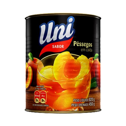 Pêssego Em Calda Uni Sabor 450g Pêssego Em Calda Uni Sabor 450g