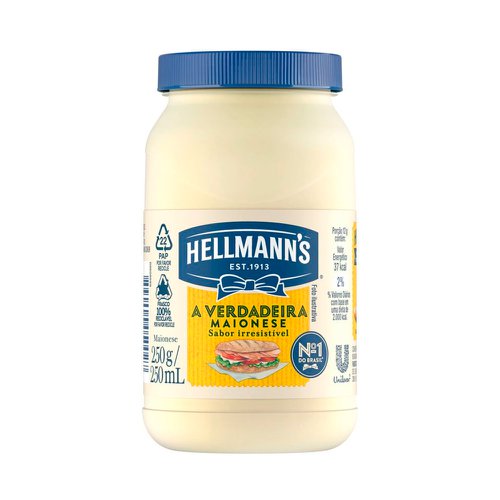 Maionese Hellmann'S Tradicional 250g Maionese Hellmann'S Tradicional 250g