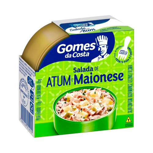 Salada de Atum Gomes da Costa Com Batata, Maionese, Azeitonas e Salsinha 170g Salada de Atum Gomes da Costa Com Batata, Maionese, Azeitonas e Salsinha 170g