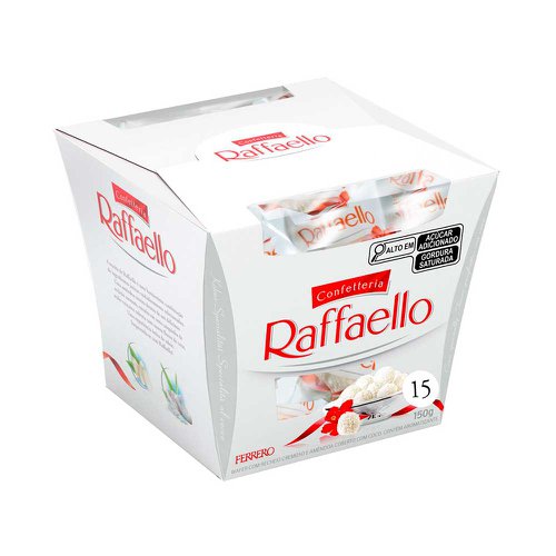 Chocolate Raffaello 150g Com 15 Unidades Chocolate Raffaello 150g Com 15 Unidades
