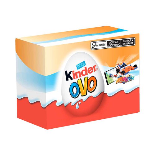 Chocolate Kinder Ovo Laranja 40g Com 2 Unidades Chocolate Kinder Ovo Laranja 40g Com 2 Unidades