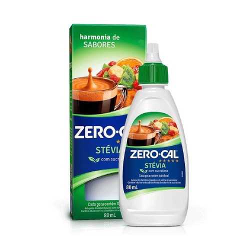 Adoçante Líquido Zero-Cal Stevia 80ml Adoçante Líquido Zero-Cal Stevia 80ml
