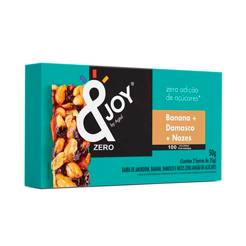 Barra de Cereal &Joy Mixed Nuts Banana, Damasco e Nozes 50g Barra de Cereal &Joy Mixed Nuts Banana, Damasco e Nozes 50g