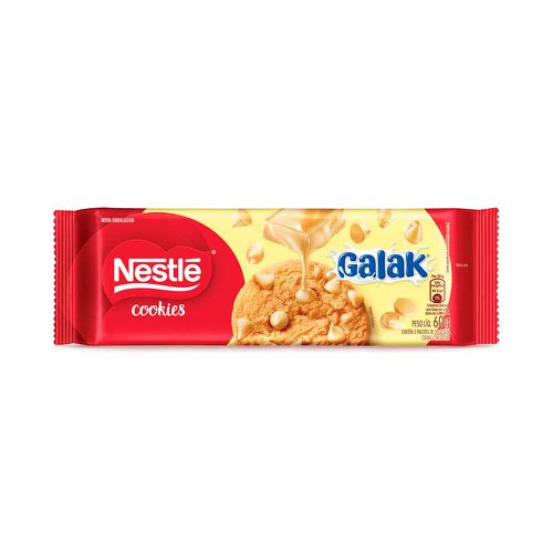 Cookie Nestlé Galak Chocolate Branco 60g Cookie Nestlé Galak Chocolate Branco 60g