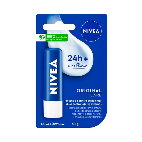 Hidratante Labial Nivea Original Care 4,8g Hidratante Labial Nivea Original Care 4,8g